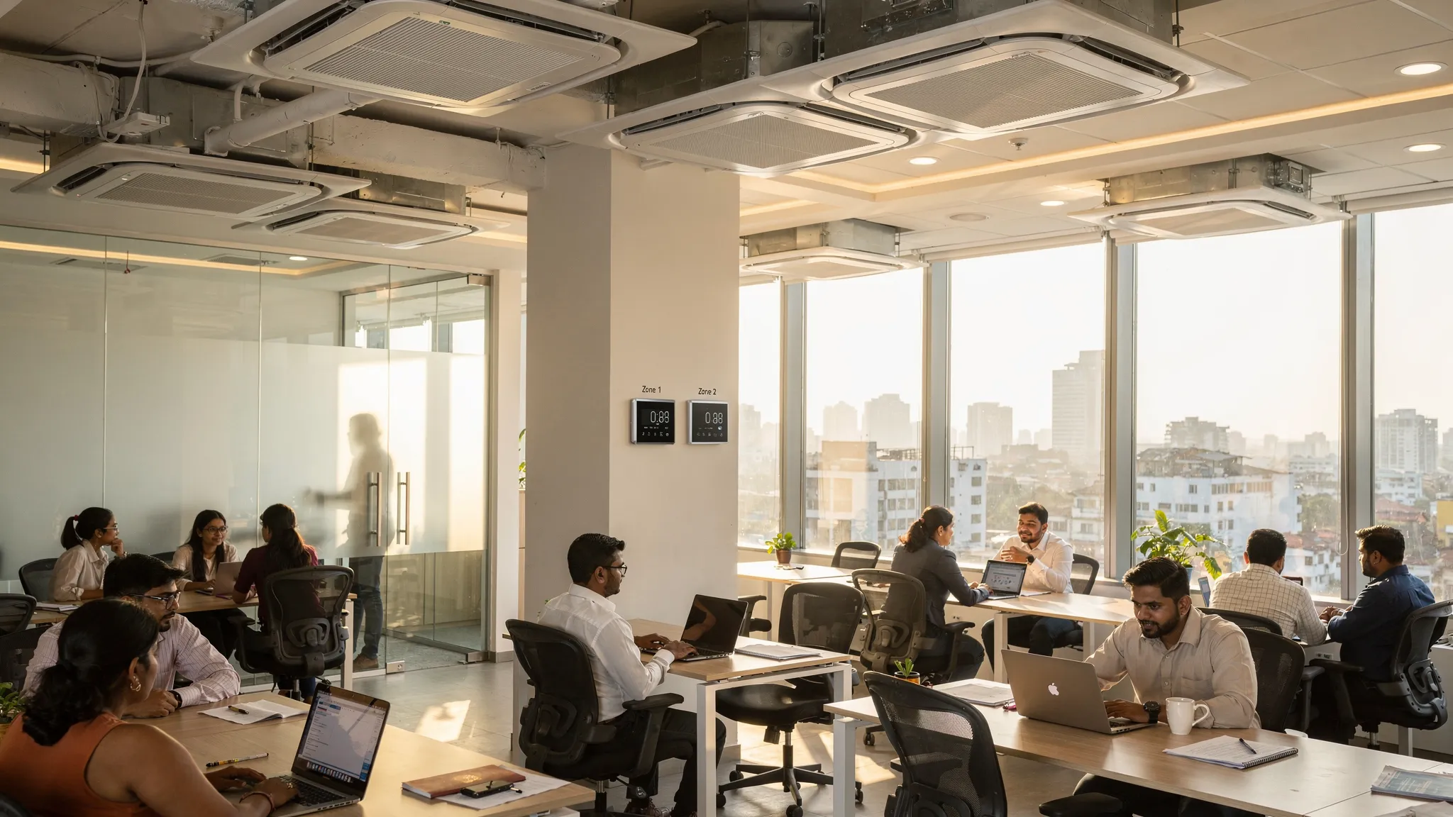 Mitsubishi VRF AC: Energy Efficiency & Smart Control Overview - Main Image