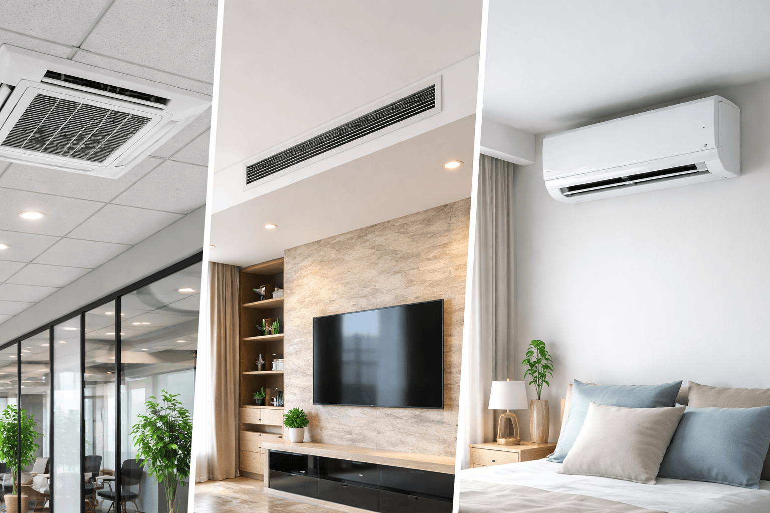 VRF Indoor Units Ceiling, Ducted and Wall-Mounted Options Explained Blog Image