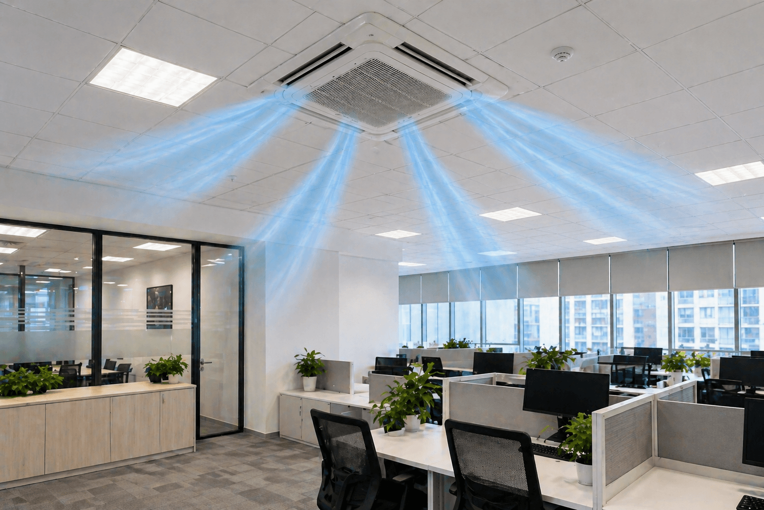 Toshiba VRF AC Trusted Solution for Multi-Zone Spaces